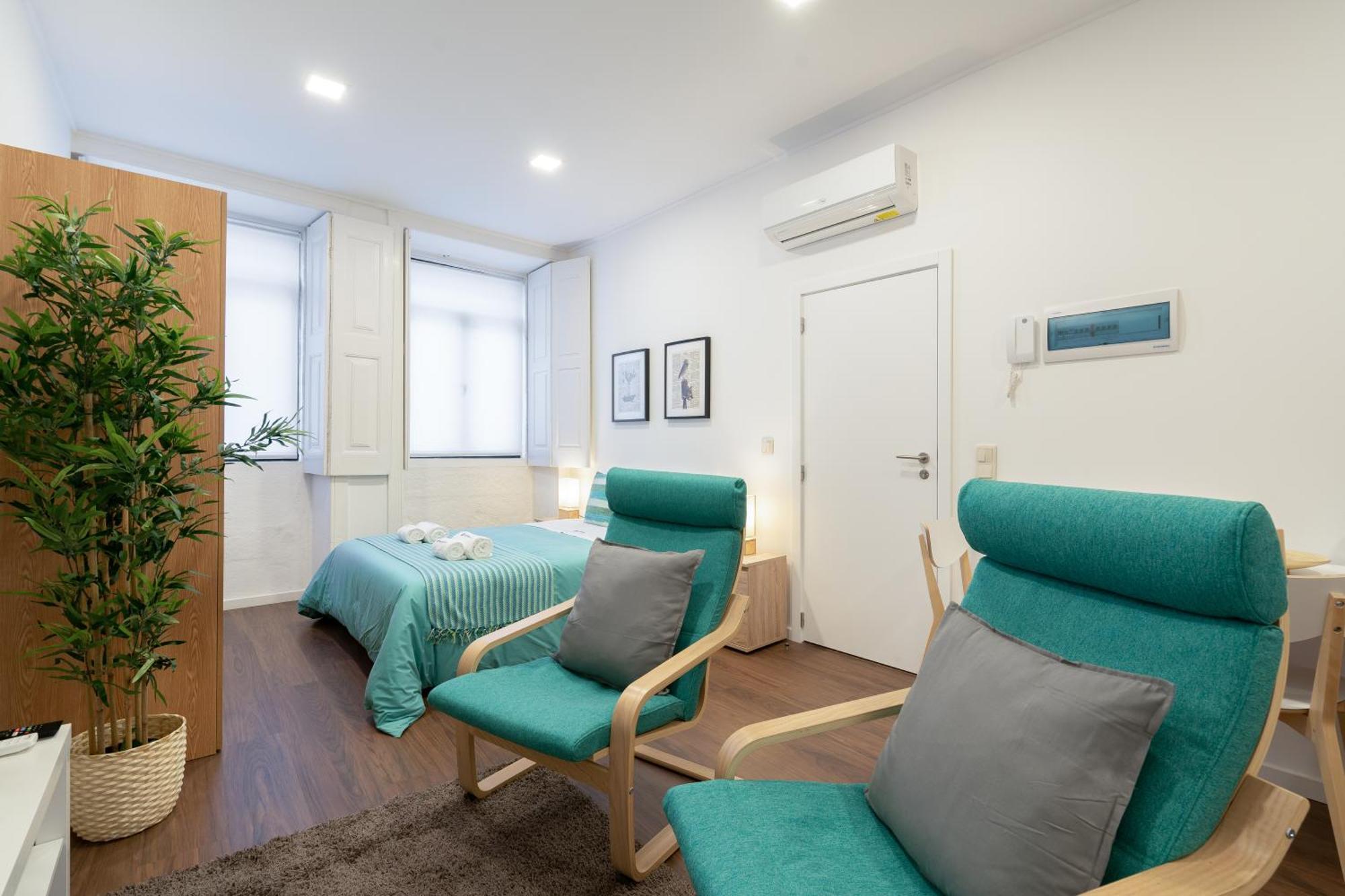 Host Wise - Modern Studios With Terrace - Walk Everywhere Porto Kamer foto