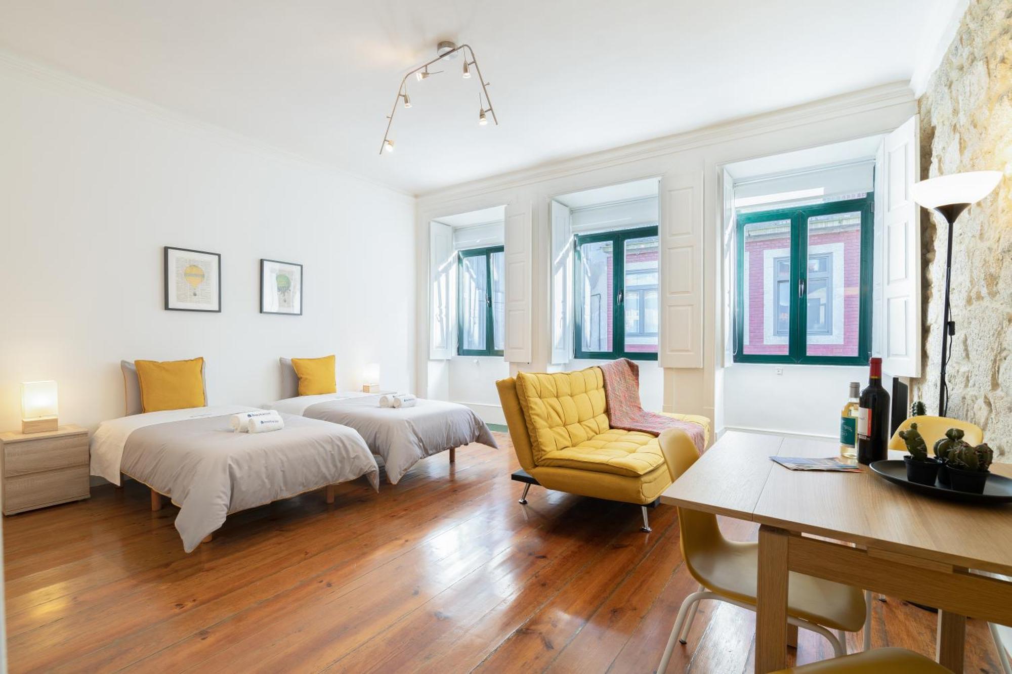 Host Wise - Modern Studios With Terrace - Walk Everywhere Porto Kamer foto